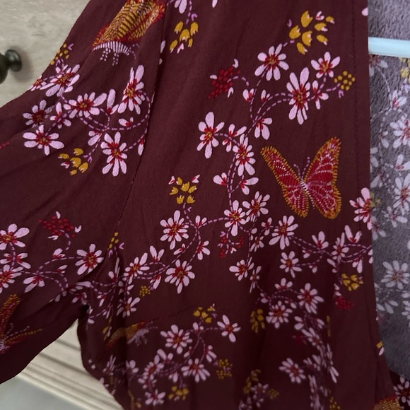 Madewell Size 4 Size Small Butterly Flutter Top - Picture 4 of 7